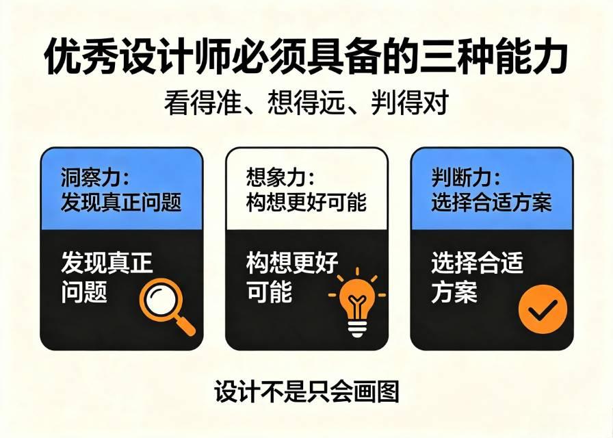 别困在美工思维里，设计比拼的是认知