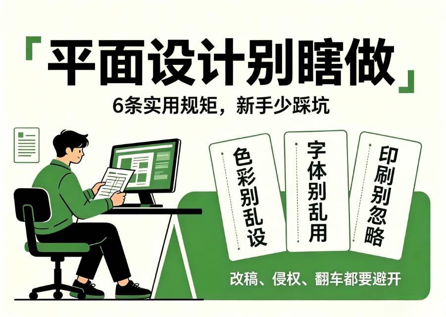 平面设计6条基础规范，新手接单不踩坑