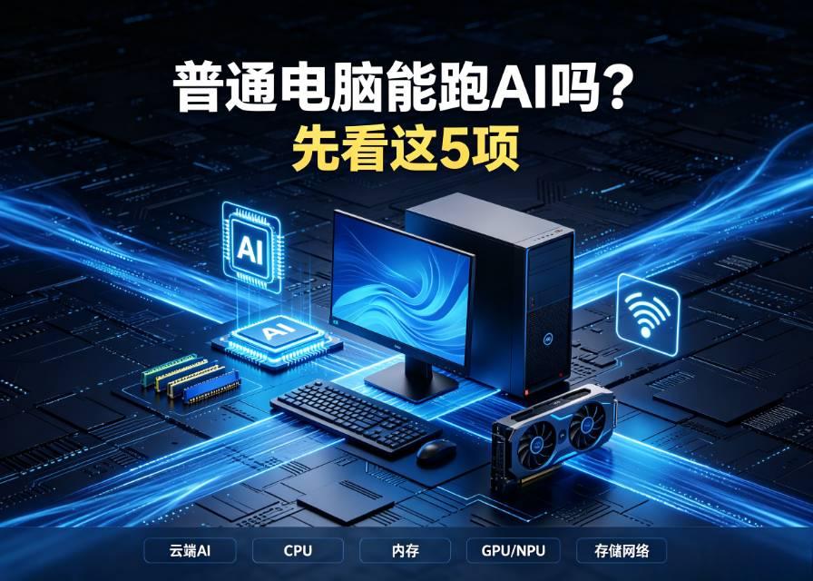普通家用电脑能不能运行AI？看完这5点就清楚