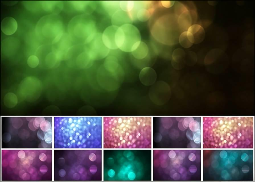 梦幻光斑光晕灯光特效 JPG 高清背景图