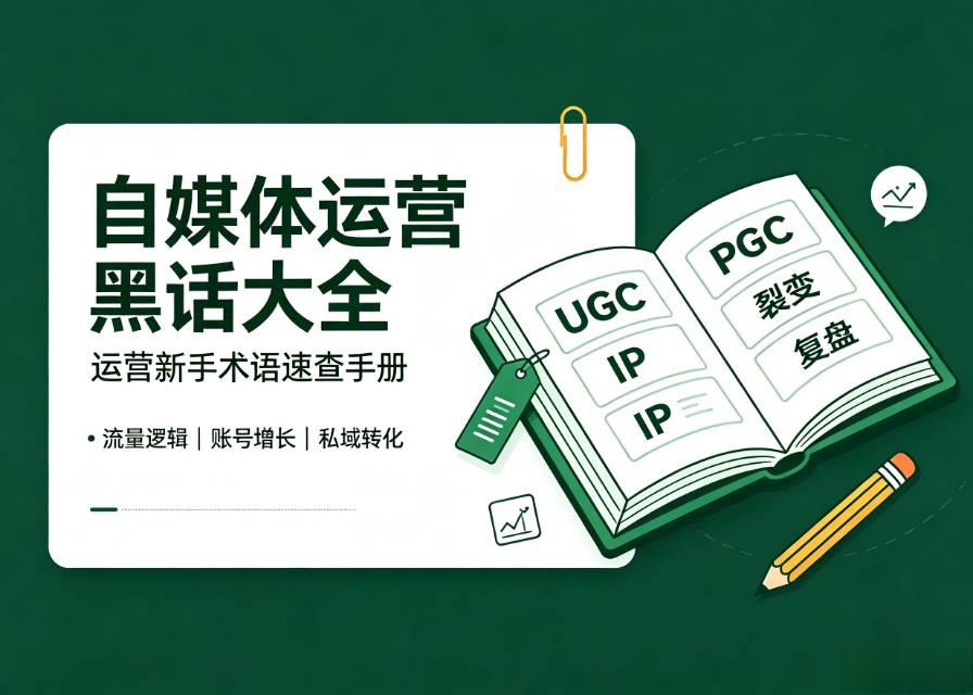 自媒体运营黑话汇总！新手快速弄懂行业专业术语