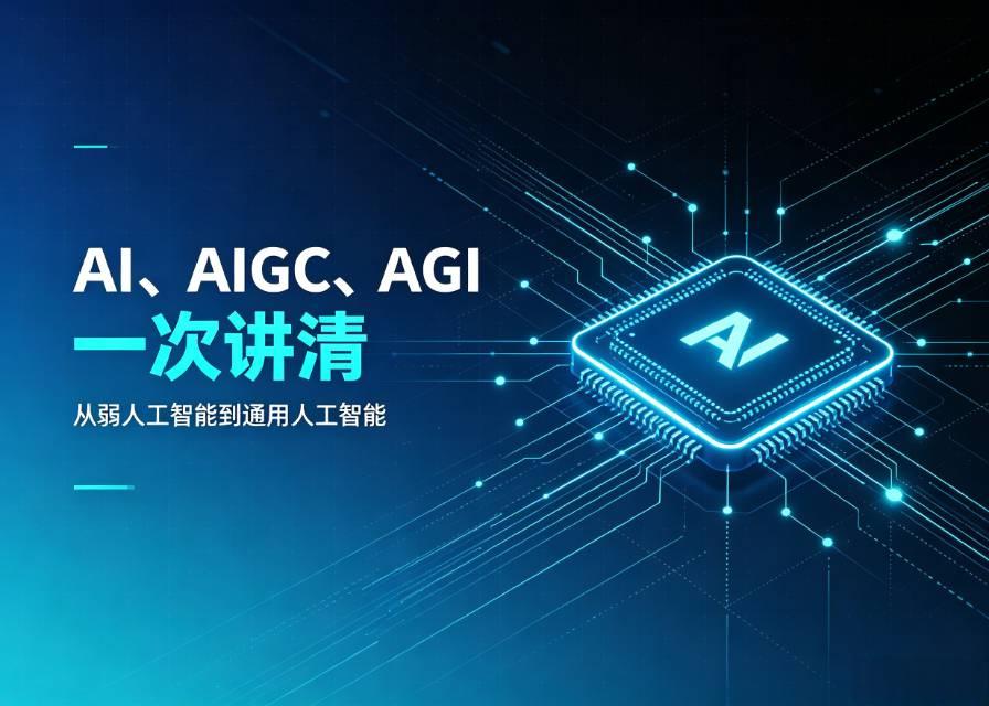 一文看懂弱AI、AIGC与通用人工智能AGI的差别