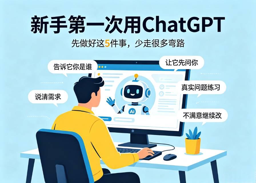 第一次使用ChatGPT，新手一定要先做好这5件事
