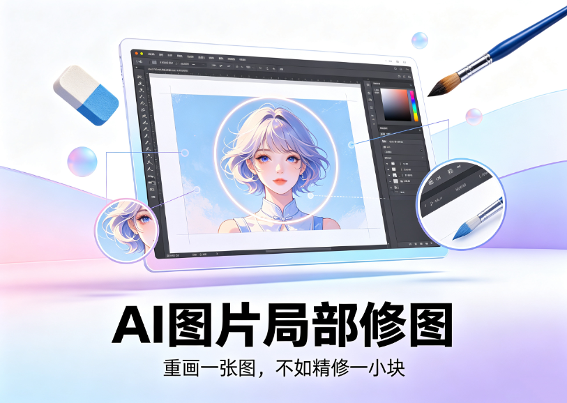 AI局部重绘教程：只改瑕疵区域，保留原图构图