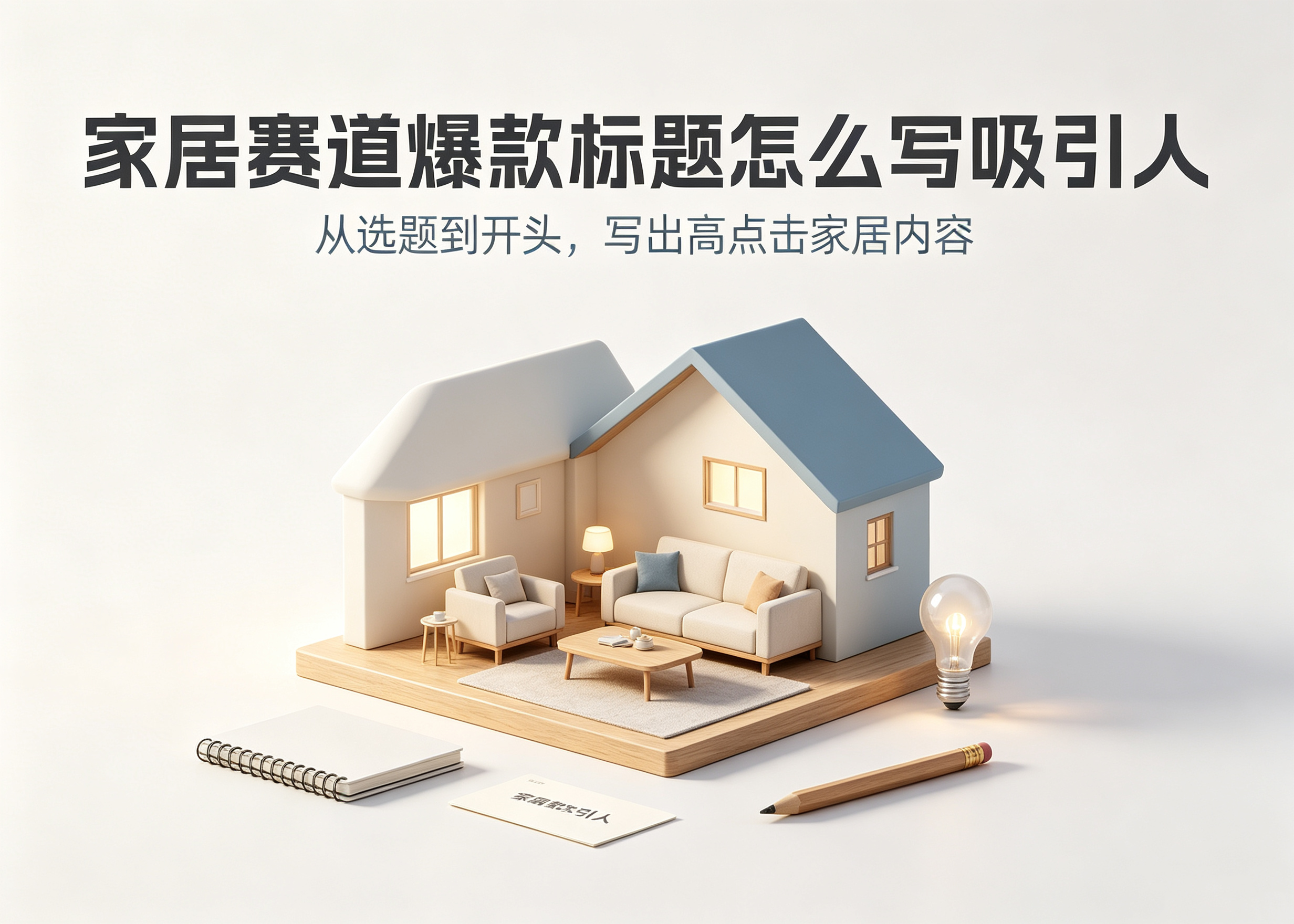 家居爆款标题怎么写？5大公式，轻松写出高流量文案
