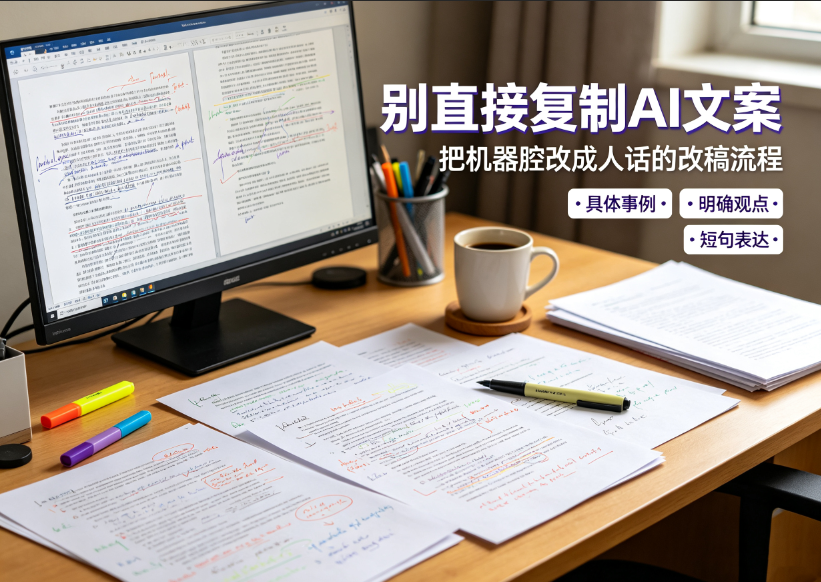 2026 AI 写作指南：几招去掉文章里的"机器味"