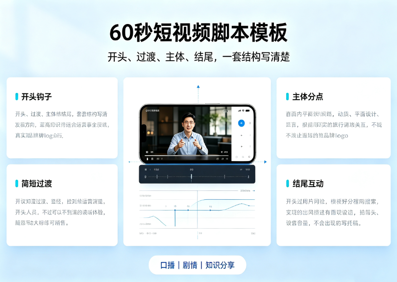 短视频脚本怎么写？2026年通用结构拆解，新手也能直接套用