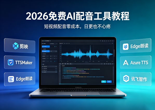 免费AI配音工具怎么选？2026年短视频配音零成本实操手记